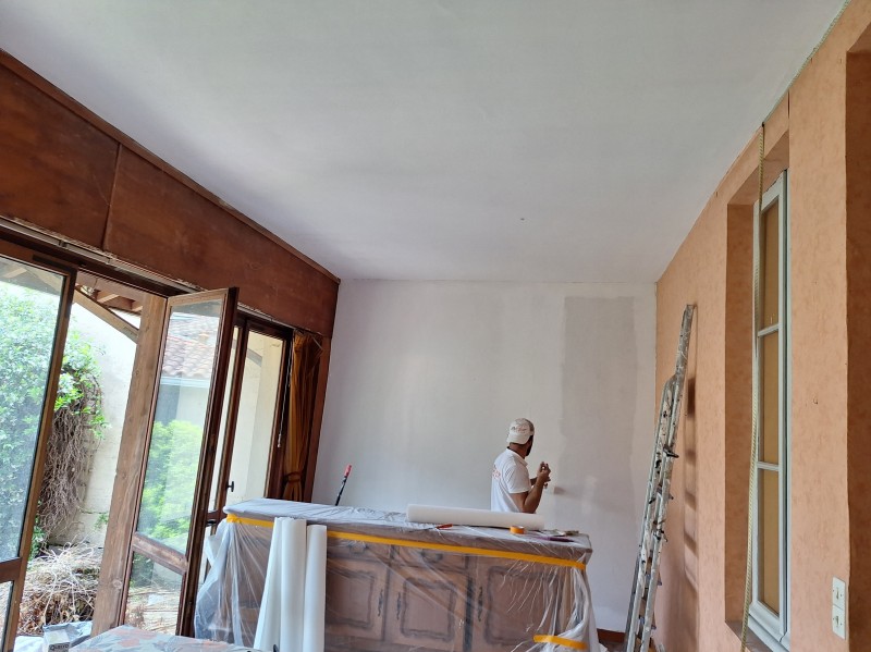 Chantier de peinture située à Bordeaux